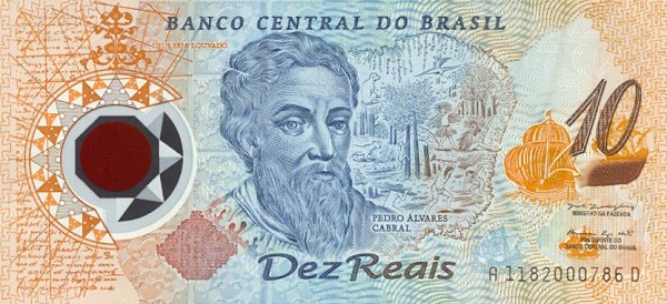 Front of Brazil p248b: 10 Reais from 2000