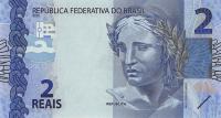 Gallery image for Brazil p252d: 2 Reais from 2010