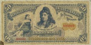 Gallery image for Brazil p50s: 50 Mil Reis