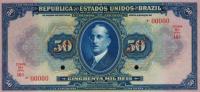 p58s from Brazil: 50 Mil Reis from 1925