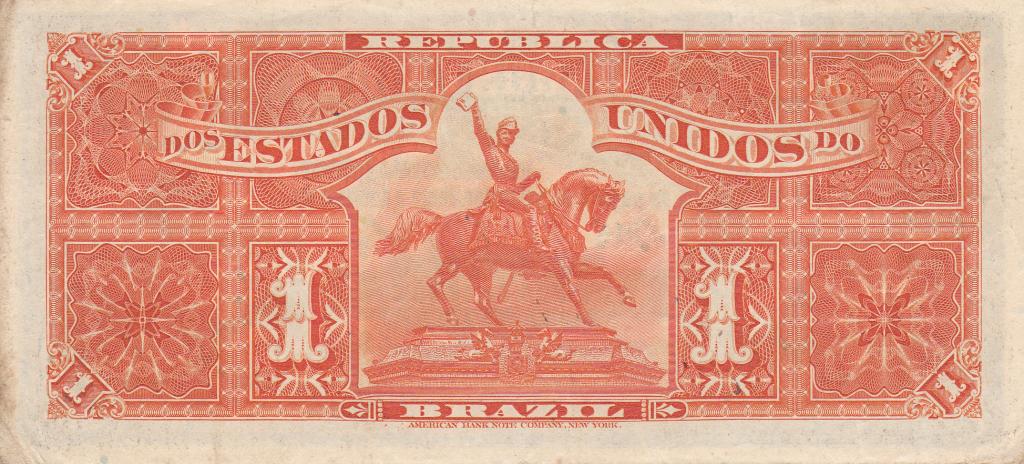 Back of Brazil p5a: 1 Mil Reis from 1917