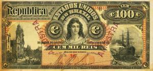 Gallery image for Brazil p60s: 100 Mil Reis