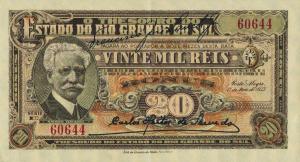 pS803 from Brazil: 20 Mil Reis from 1933