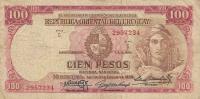 p39b from Uruguay: 100 Pesos from 1939