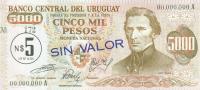 Gallery image for Uruguay p57s: 5 Nuevos Pesos