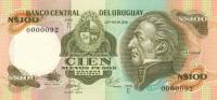 p62c from Uruguay: 100 Nuevos Pesos from 1985