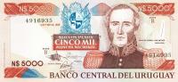 Gallery image for Uruguay p65a: 5000 Nuevos Pesos from 1983