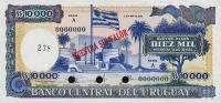 p67s1 from Uruguay: 10000 Nuevos Pesos from 1987
