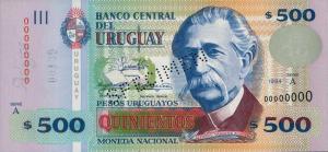 Gallery image for Uruguay p78s: 500 Pesos Uruguayos