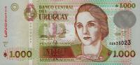 Gallery image for Uruguay p91b: 1000 Pesos Uruguayos from 2008