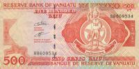 p5b from Vanuatu: 500 Vatu from 1993