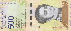 Gallery image for Venezuela p108a: 500 Bolivar