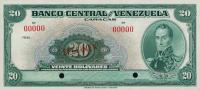 Gallery image for Venezuela p32s: 20 Bolivares from 1941