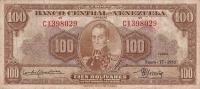 p34a from Venezuela: 100 Bolivares from 1940