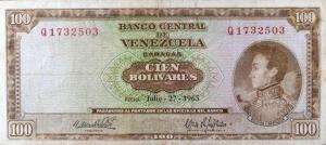 Gallery image for Venezuela p48c: 100 Bolivares