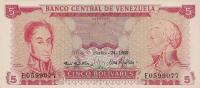 Gallery image for Venezuela p50a: 5 Bolivares