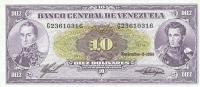 p62a from Venezuela: 10 Bolivares from 1988