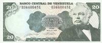 Gallery image for Venezuela p63c: 20 Bolivares from 1990