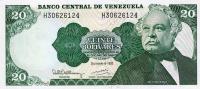 Gallery image for Venezuela p63d: 20 Bolivares