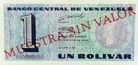 Gallery image for Venezuela p68s: 1 Bolivar