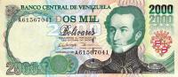 p74b from Venezuela: 2000 Bolivares from 1995