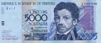 Gallery image for Venezuela p84a: 5000 Bolivares