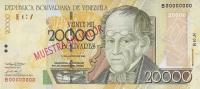 Gallery image for Venezuela p86s: 20000 Bolivares