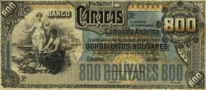 pS139 from Venezuela: 800 Bolivares from 1890