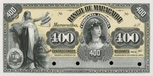 pS222p from Venezuela: 400 Bolivares from 1917