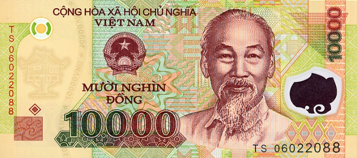 Front of Vietnam p119a: 10000 Dong from 2006