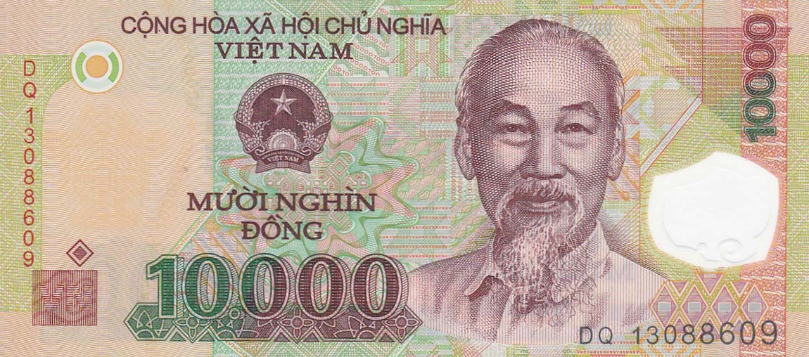 Front of Vietnam p119g: 10000 Dong from 2013