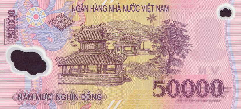 Back of Vietnam p121a: 50000 Dong from 2003