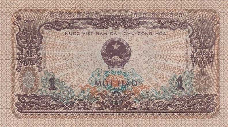 Back of Vietnam p77b: 1 Hao from 1972