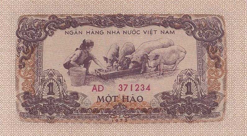 Front of Vietnam p77b: 1 Hao from 1972