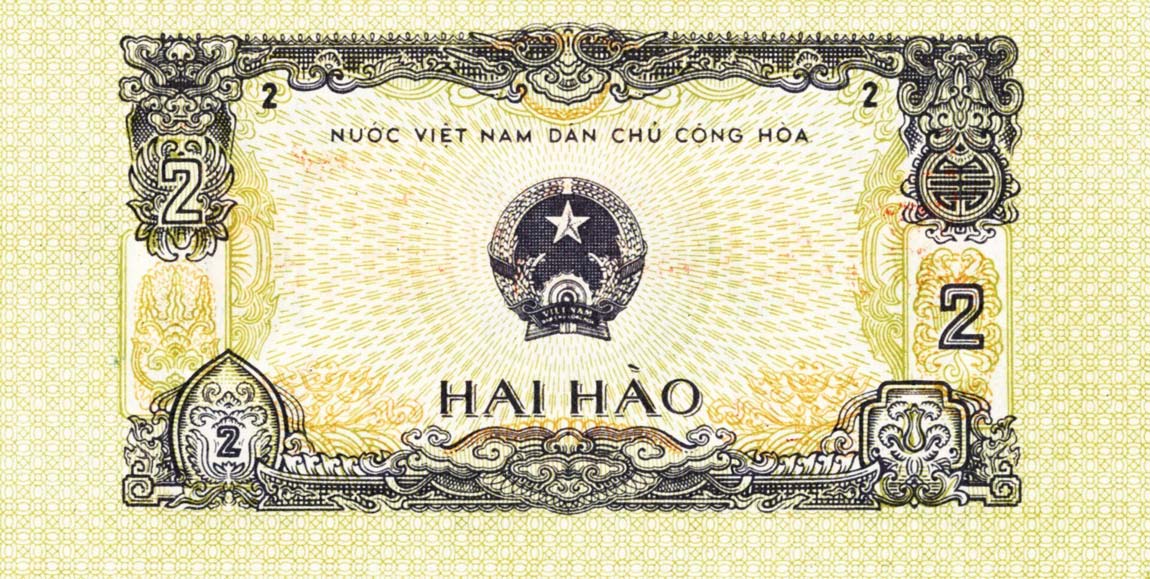 Front of Vietnam p78a: 2 Hao from 1975