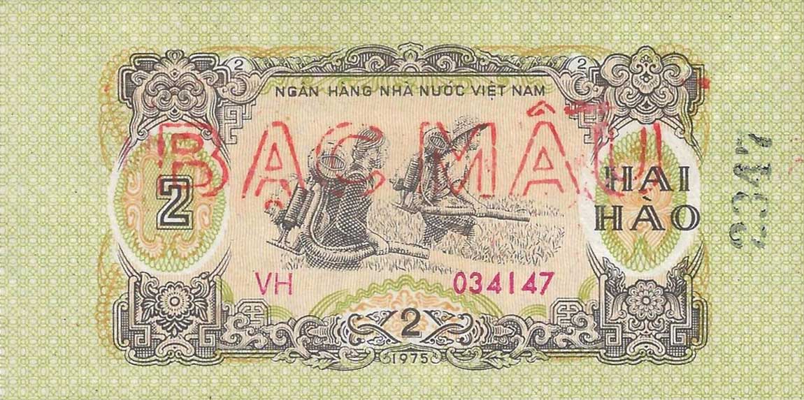 Front of Vietnam p78s: 2 Hao from 1975