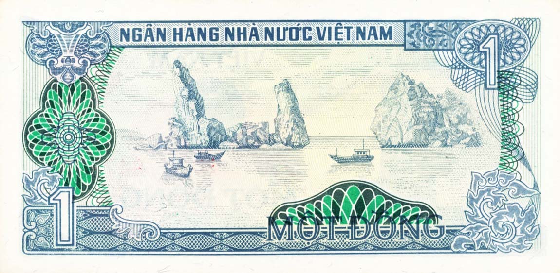 Back of Vietnam p90a: 1 Dong from 1985