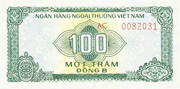 RealBanknotes.com > Vietnam PFX3a: 100 Dong B From 1987