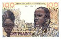 p101Af from West African States: 100 Francs from 1961