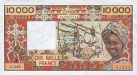 Gallery image for West African States p109Aj: 10000 Francs