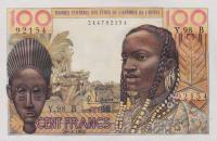 p201Ba from West African States: 100 Francs from 1961