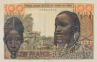 p201Bb from West African States: 100 Francs from 1961