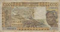 Gallery image for West African States p307Ca: 1000 Francs