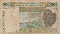 Gallery image for West African States p310Cb: 500 Francs