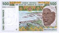 Gallery image for West African States p310Ci: 500 Francs
