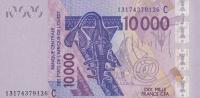 Gallery image for West African States p318Cm: 10000 Francs