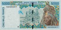 Gallery image for West African States p613Hb: 5000 Francs