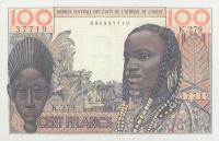 Gallery image for West African States p701Kg: 100 Francs