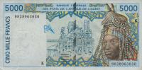 Gallery image for West African States p713Kg: 5000 Francs