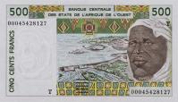 Gallery image for West African States p810Tk: 500 Francs